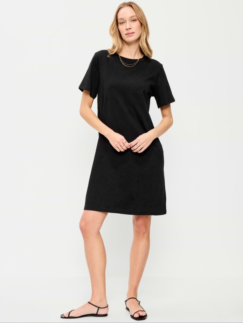 Old Navy Vintage Crew-Neck Mini T shirt Dress